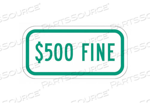 OEM#: T1-2067-DG_12X6ЗНАК ПАРКОВКИ 6 H 12 W АЛЮМИНИЙ от Lyle Signs Inc.