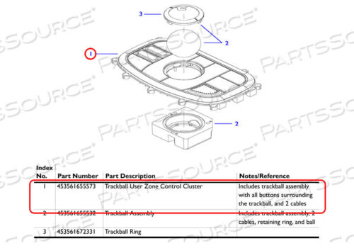 OEM#: 453561655574TB USER ZONE CONTROL CLUSTER, RAFI от Philips Healthcare