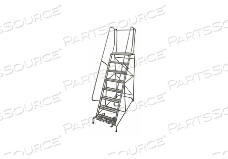 OEM#: 1508R2632A2E20B4W4C1P6ROLLING LADDER 110 IN H 59 DEG. RUBBER by Cotterman