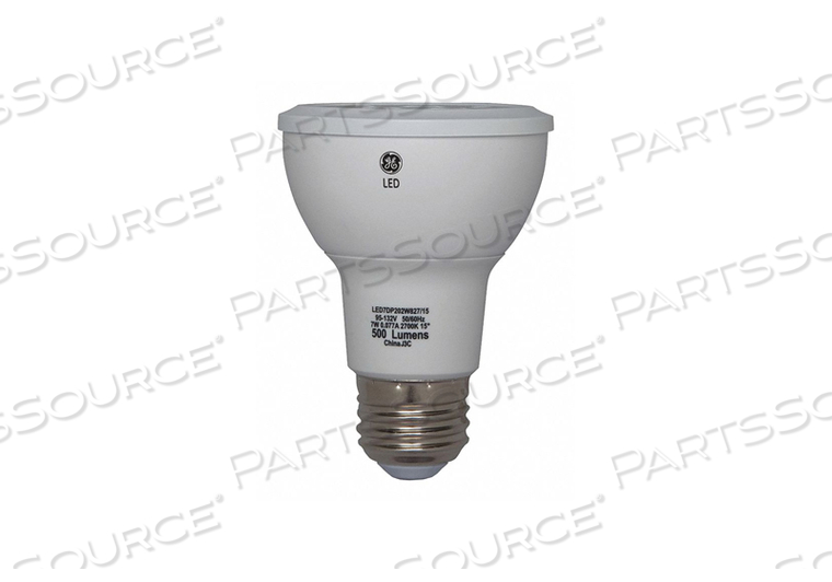 OEM#: LED7DP203W827/35LED ЛАМПА PAR20 7.0W 2700K 35DEG. E26 от GE Lighting