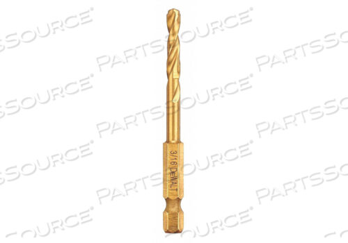 OEM#: DD5112СВЕРЛО 3 ДЮЙМА L HSS РАЗМЕРОМ 3/16 ДЮЙМА от DeWalt