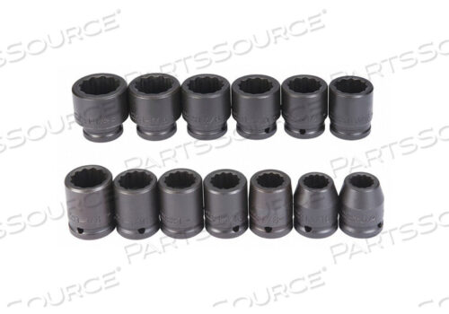 OEM#: J72104 НАБОР ГОЛОВОК IMPACT BLACK OXIDE 13 шт. от Proto
