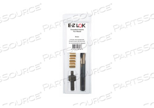 OEM#: EZ-400-006E-Z НАБОР ДЛЯ УСТАНОВКИ НОЖЕВОЙ ВСТАВКИ С РЕЗЬБОЙ ДЛЯ ТВЕРДОЙ ДРЕВЕСИНЫ - ЛАТУНЬ - 6-32 от E-Z Lok
