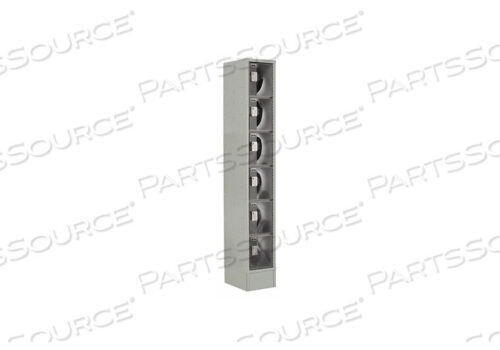 OEM#: LUPE-1W6T-PC1S-02-31-ABOX LOCKER CLEARVIEW 1 WIDE 6 TIER GRAY от JT Eaton
