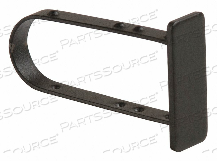 OEM#: EC4/MABEND CAP 2 D 1/4 W 1 H STEEL BLACK PK100 by Econoco