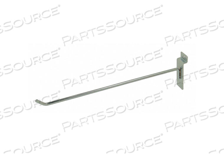 OEM#: SW/H12HOOK 12 D 1/4 W 1/4 H STEEL SILVER PK96 от Econoco