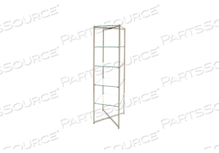 OEM#: FLT68BCGLSNSGLASS FLDNG TOWER СТАЛЬ/СТЕКЛО 18 Д 18 Ш от Econoco