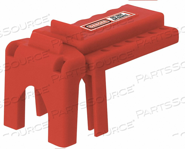 OEM#: 45MZ61БЛОКИРОВКА ШАРОВОГО КРАНА КРАСНЫЙ ПОЛИУРЕТАН от ZING Green Safety Products