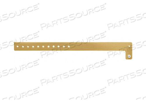 OEM#: V1-11ID WRISTBAND VINYL L-SHAPED GOLD PK500 by Identiplus