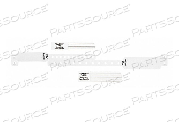 OEM#: VPM2S-09ID НАБОР БРАСЛЕТОВ ВИНИЛОВЫЙ БЕЛЫЙ PK300 от Identiplus
