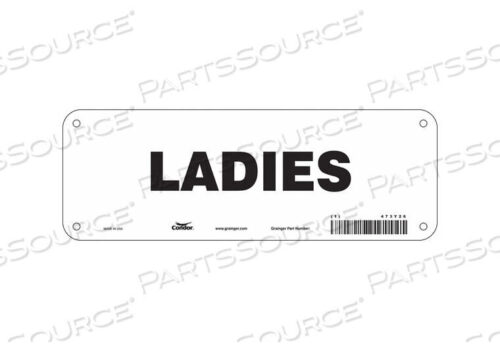 OEM#: 473Y26ЗНАК ТУАЛЕТА 10 Ш 3-1/2 В 0,032 ТОЛЩИНА от Condor