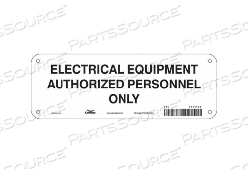 OEM#: 475P23ЗНАК БЕЗОПАСНОСТИ 10 Ш 3-1/2 В 0,055 ТОЛЩИНА от Condor