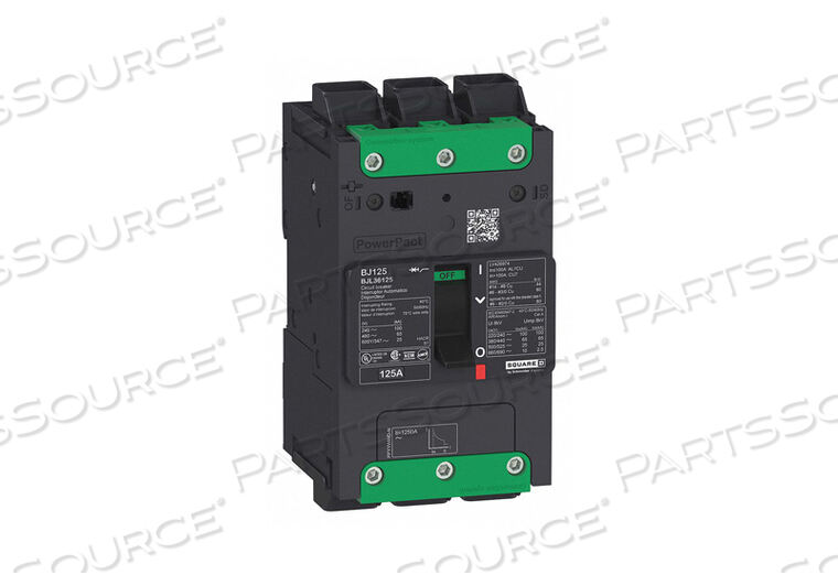 OEM#: BGL36110АВТОМАТИЧЕСКИЙ ВЫКЛЮЧАТЕЛЬ 110A 3P 525VAC BGL от Square D