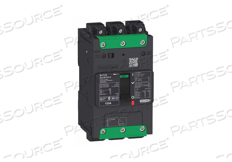 OEM#: BGL36040LUCIRCUIT BREAKER 40A 3P 525VAC BGL от Square D
