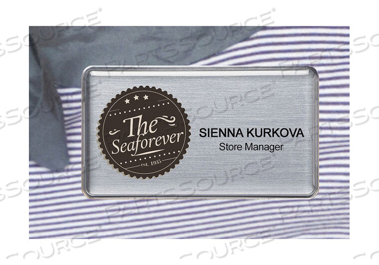 OEM#: 906822BADGE LASER BLANK LEGEND PK10 от Mighty Badge