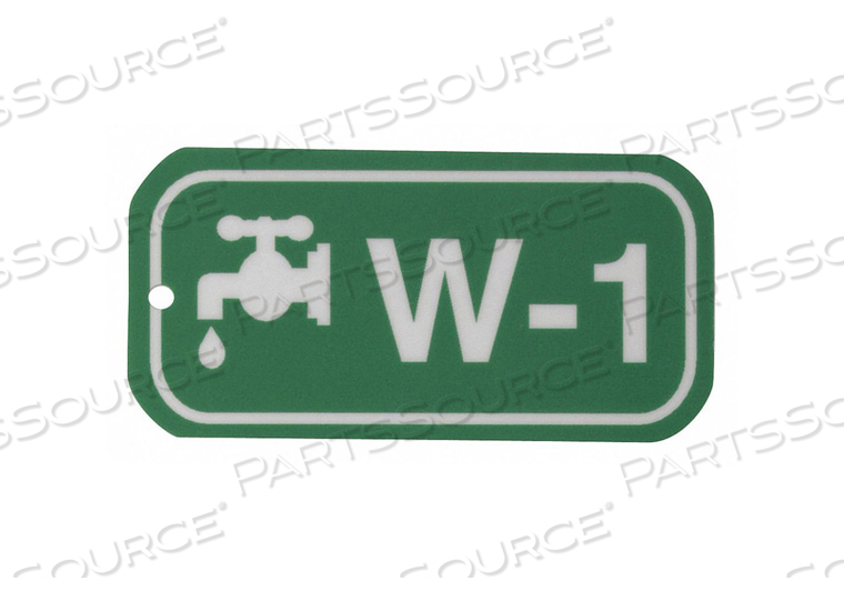 OEM#: 105644БЛОКИРОВОЧНАЯ бирка 1-1/2 HX3 с отверстием 1/8 SZ PK5 от Brady Americas