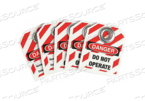 OEM#: 148824БИРКА БЕЗОПАСНОСТИ 2-1/2 H X 2 W ПЛАСТИКОВАЯ PK 25 от Brady Americas
