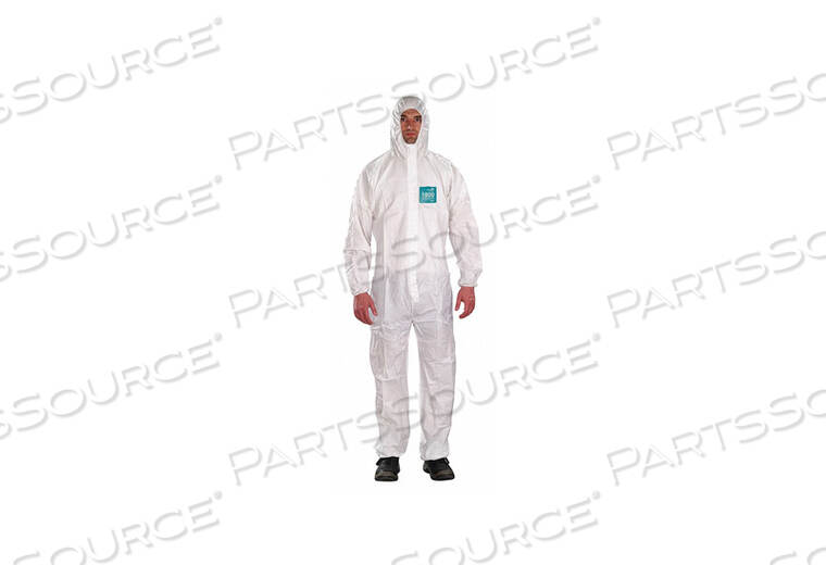 OEM#: WH18-B-92-103-04J4506 ЭЛАСТИЧНЫЙ БЕЛЫЙ КОМБИНЕЗОН С ВОРОТНИКОМ L PK25 от Ansell Healthcare