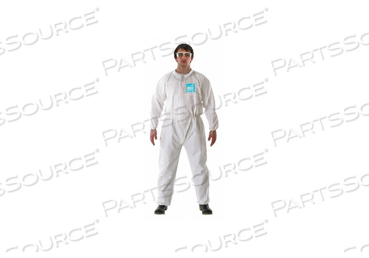 OEM#: WH20-B-92-103-08J4509 ЭЛАСТИЧНЫЙ БЕЛЫЙ КОМБИНЕЗОН С ВОРОТНИКОМ 4XL PK25 от Ansell Healthcare