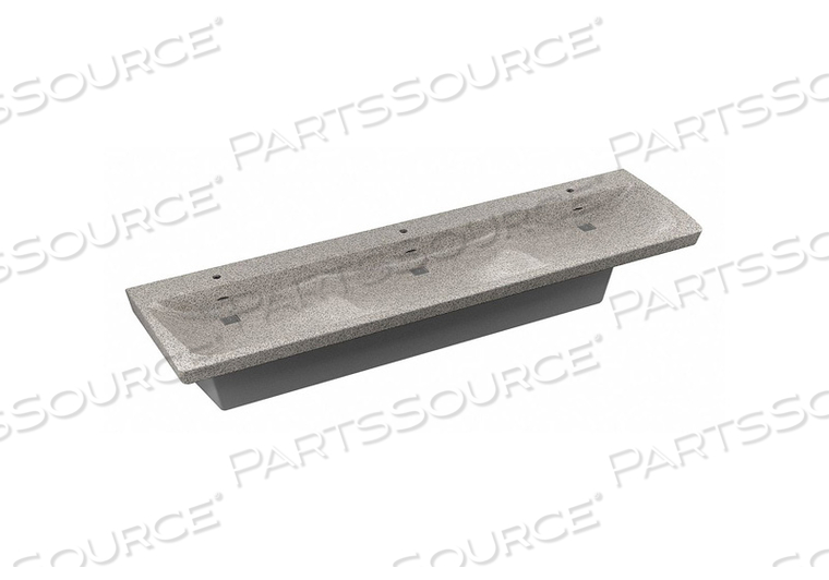 OEM#: S93-734Система для мойки ванной комнаты, серая, 94 дюйма, длина от Bradley Corporation