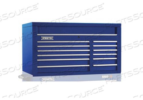 OEM#: J555027-12BL550S SERIES 50W X 25D X 27H 12 DRAWER BLUE TOP CHEST от Proto