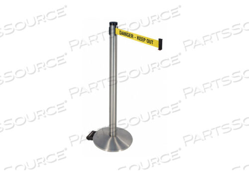 OEM#: 304SASS-DKOBARRIER POST YLW/BLACK TEXT 2 IN BELT W от VISIONTRON Corp.