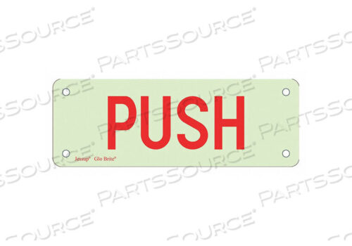 OEM#: GRAN14197ЗНАК БЕЗОПАСНОСТИ 2-1/2 H X 7 W PUSH LEGEND от Jessup Manufacturing