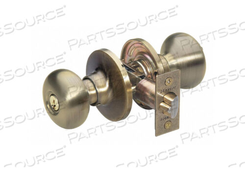 OEM#: BC0105KA4SKNOB LOCKSET BISCUIT STYLE ANTIQUE BRASS от Master Lock