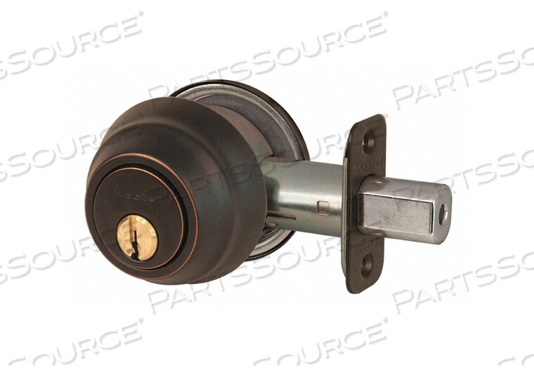 OEM#: DSH0612PKADEADBOLT ОДНОЦИЛИНДРОВЫЙ СТАРЕНЫЙ БРОНЗОВЫЙ от Master Lock