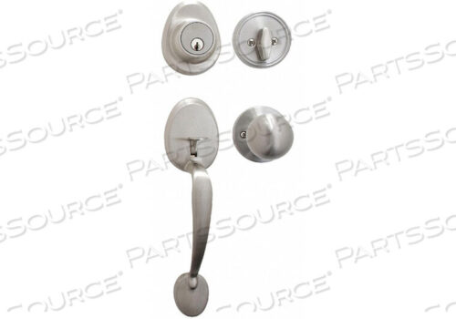 OEM#: HDLBC0615KA4WKNOB LOCKSET BISCUIT STYLE SATIN NICKEL от Master Lock