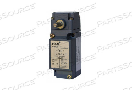 OEM#: E50BR1SWITCH, LIMIT, HEAVY DUTY PLUG-IN, SIDE ROTARY HEAD, DPDT 2NO 2NC by Eaton