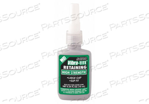 OEM#: 54110LIQUID 0.34 OZ RETAINING COMPOUND 0.015 от Vibra-Tite