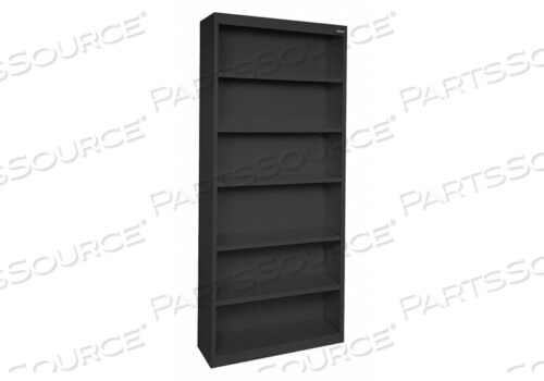 КНИЖНЫЙ ШКАФ ВЕРТИКАЛЬНЫЙ ELITE 5 ЧЕРНЫЙ СТАЛЬ