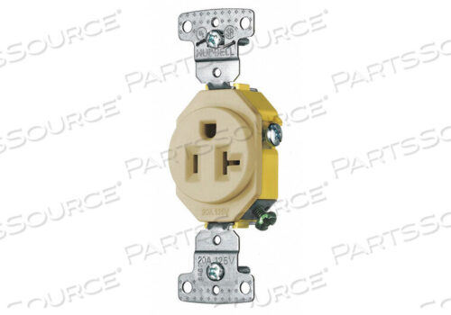 OEM#: RR201IREPTACLE IVORY 1.0 HP 20A 3 WIRES от Hubbell Power Systems