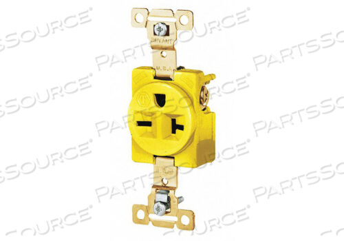 OEM#: 5461CRRESEPTACLE ЖЕЛТЫЙ НЕЙЛОНОВЫЙ МОНТАЖ ЗАПОДЛИЦО от Hubbell Power Systems