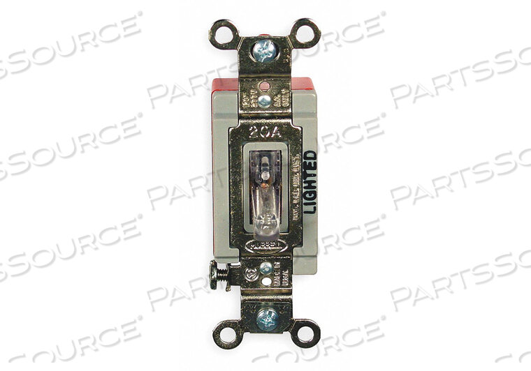 OEM#: HBL1221ILCВЫКЛЮЧАТЕЛЬ НАСТЕННЫЙ С ПОДСВЕТКОЙ 1-ПОЛЮСНЫЙ 20A ПРОЗРАЧНЫЙ от Hubbell Incorporated, Wiring Device-Kellums