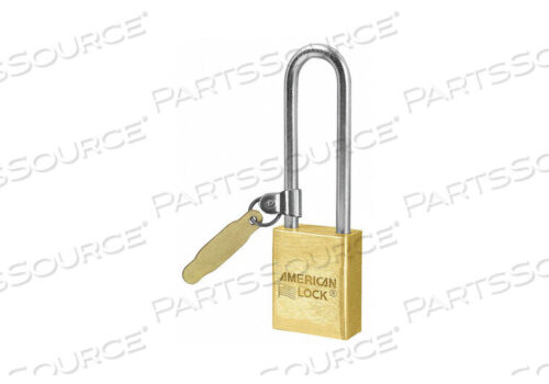 OEM#: A42TAGKEYED PADLOCK 3/4 IN RECTANGEL GOLD от Master Lock