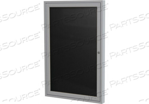 OEM#: PA13624B-BKENЗАКРЫТАЯ ДОСКА ДЛЯ ПИСЬМЕННЫХ ОБЪЯВЛЕНИЙ - ДЛЯ ПОМЕЩЕНИЙ - ФЛАНЕЛЬ - СЕРЕБРЯНАЯ РАМА - 24 Ш X 36 В - ЧЕРНАЯ от Ghent
