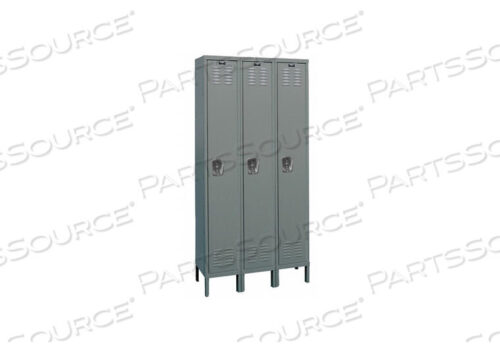 OEM#: U3588-1A-HGSОДНОЯРУСНЫЙ 3-ДВЕРНЫЙ СТАЛЬНОЙ ШКАФЧИК ПРЕМИУМ-КЛАССА, 15ШX18DX72H, ТЕМНО-СЕРЫЙ, СБОРКА Hallowell