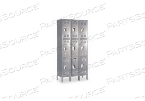 OEM#: U3258-3A-HGG7221 ШКАФЧИК LVRD 3 ШИРИНЫ 3 ЯРУСА СЕРЫЙ от Hallowell