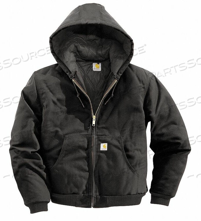 OEM#: J140-BLK MED REGHOODED JACKET INSULATED BLACK M от Carhartt