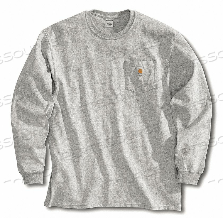 OEM#: K126-HGY 3XL ФУТБОЛКА С ДЛИННЫМИ РУКАВАМИ, СЕРЫЙ МЕЛАС 3XL от Carhartt