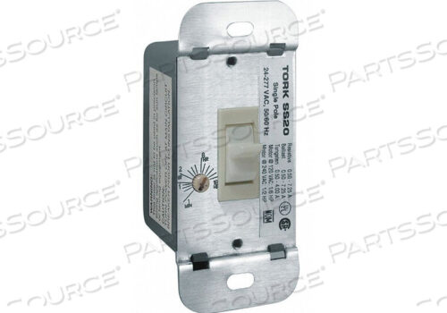 OEM#: SS20FINTERVAL WALL TIMER 18 HOUR MAXIMUM 3-WAY 12-150W 24-277V WHITE W/ FLASH WARNING by Tork