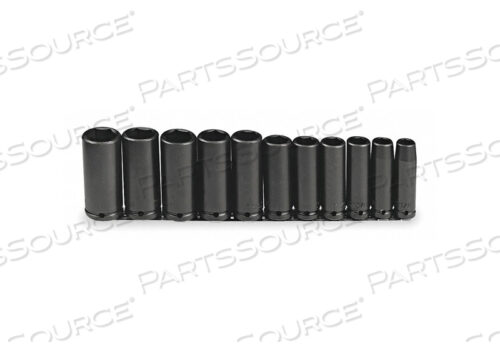 OEM#: J74112TORQUEPLUS НАБОР ГОЛОВОК DEEP IMPACT 11 ШТ., 1/2 ДЮЙМА, 6 ТОЧЕК от Proto