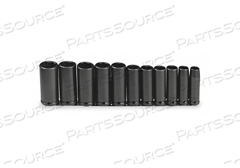 OEM#: J74112TORQUEPLUS НАБОР ГОЛОВОК DEEP IMPACT 11 ШТ., 1/2 ДЮЙМА, 6 ТОЧЕК от Proto