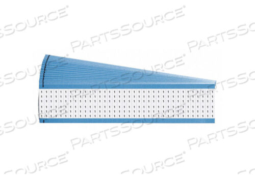 OEM#: WM-1-PKWIRE MARKER, VINYL CLOTH, REPOSITIONABLE, 1.5 X 0.5 IN., WHITE BKGD, LEGEND: 1 by Brady Americas