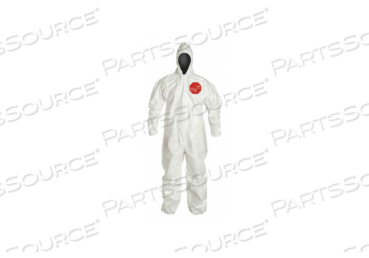 OEM#: SL127TWH6X000600КОМБИНЕЗОН С КАПЮШОНОМ ЭЛАСТИЧНЫЙ БЕЛЫЙ 6XL PK6 от DuPont