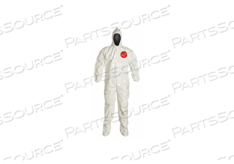 OEM#: SL122BWH5X001200Комбинезон с капюшоном и носком, белый, 5XL PK12 от DuPont