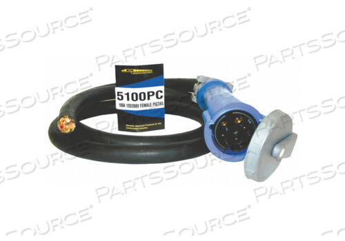OEM#: 5100PCPOWER CORD FEMALE PIN/SLEEVE 5P 5 WIRE от CEP
