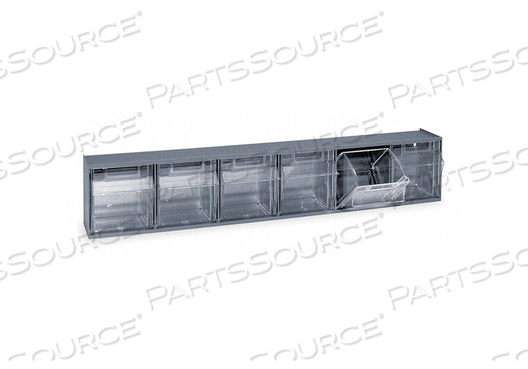 OEM#: QTB306GYTIP OUT STORAGE BIN QTB306 - 6 ОТСЕКОВ СЕРЫЙ от Quantum Storage Systems